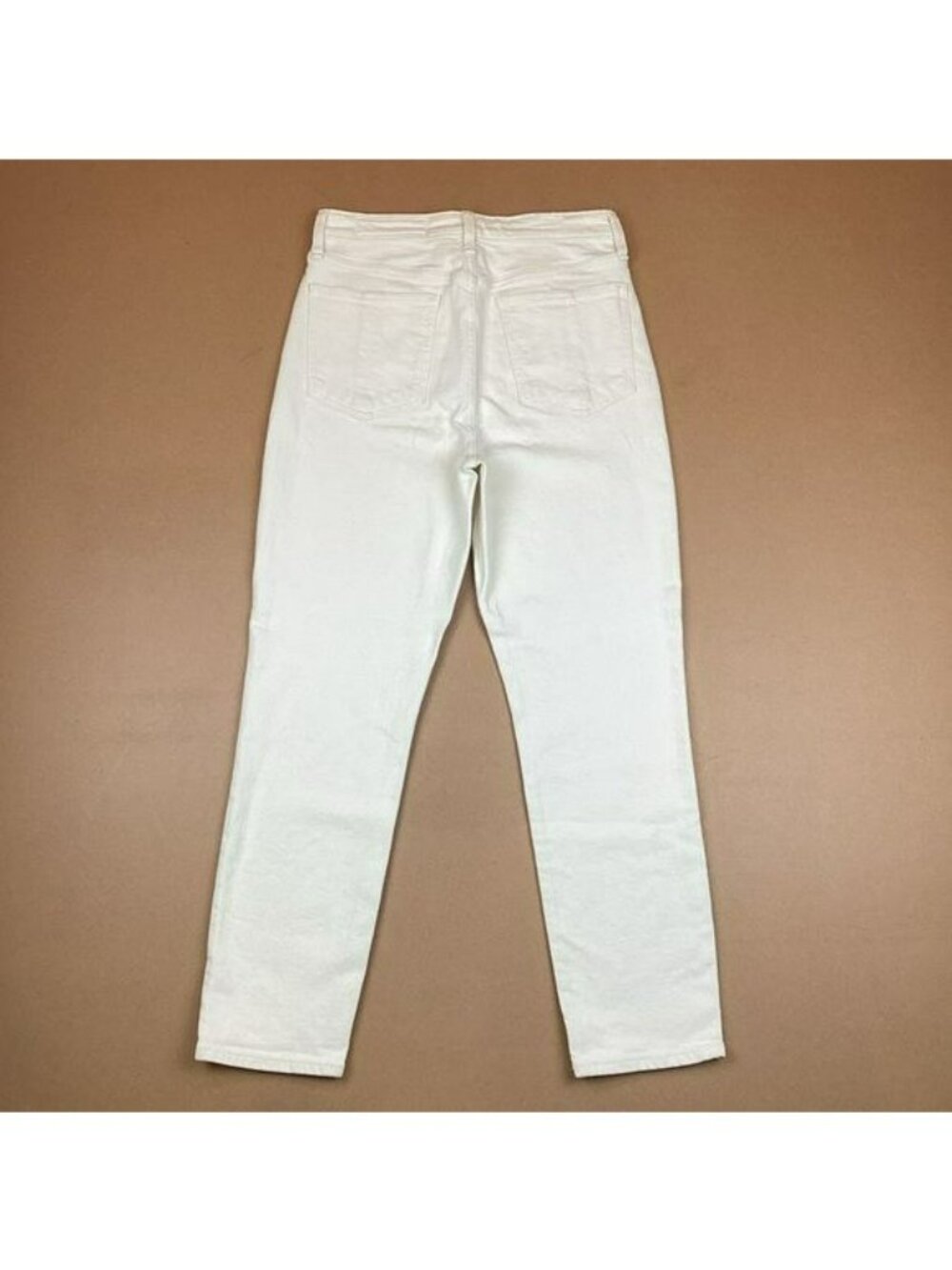 Rag & Bone Nina High-Rise Ankle Cigarette Jeans Ecru NWOT Size 27 - Picture 5 of 16
